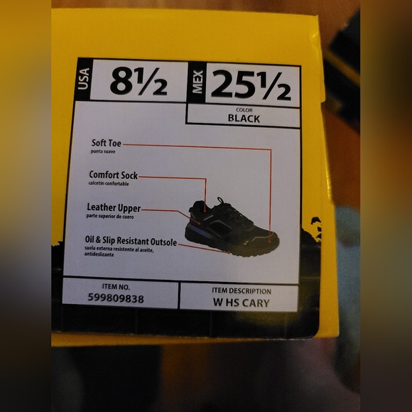 NIB HERMAN SURVIVOR NON SLIP ATHLETIC  WORK SHOES WOMEN 8.5 - Picture 4 of 6